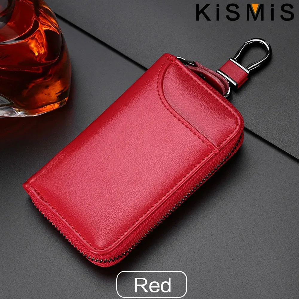 Multifunction Leather Key Case for Car & House Keys