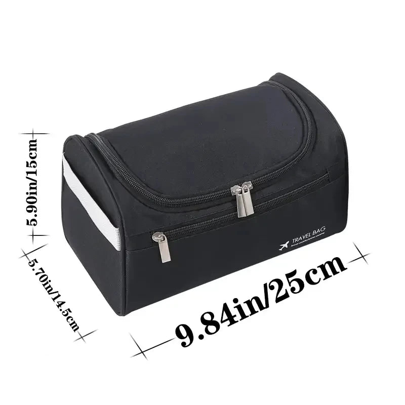 Leather Travel Toiletry Bag for Men & Women