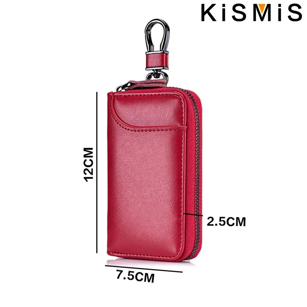 Multifunction Leather Key Case for Car & House Keys