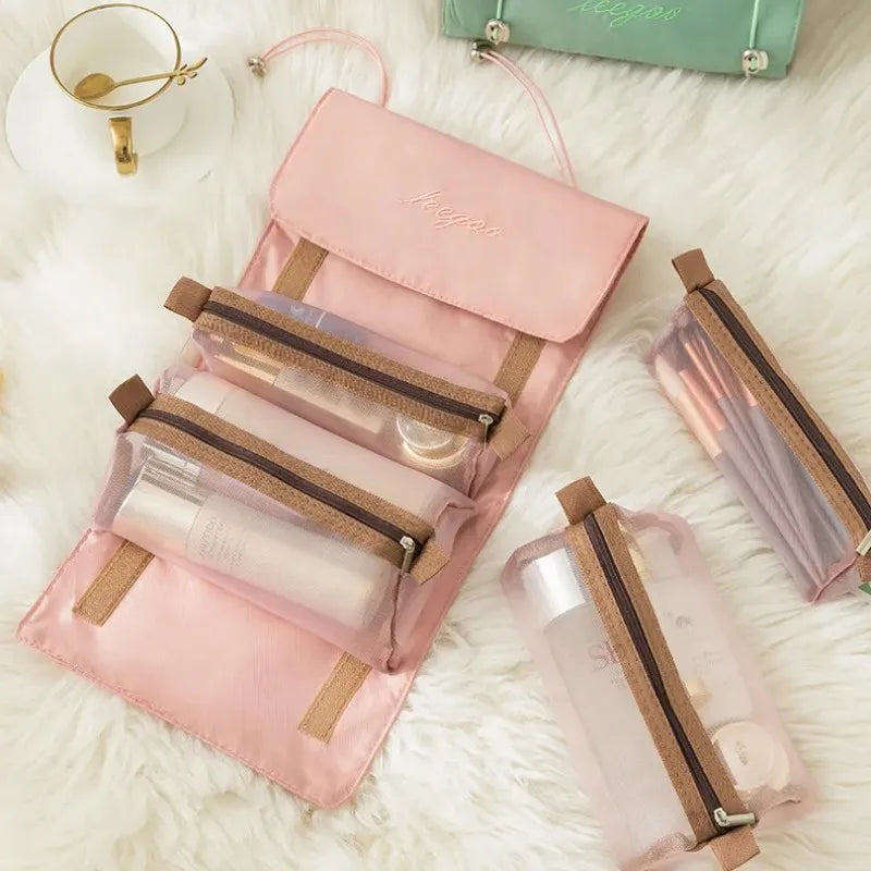 Multifunction 4-in-1 Travel Cosmetic & Toiletry Bag