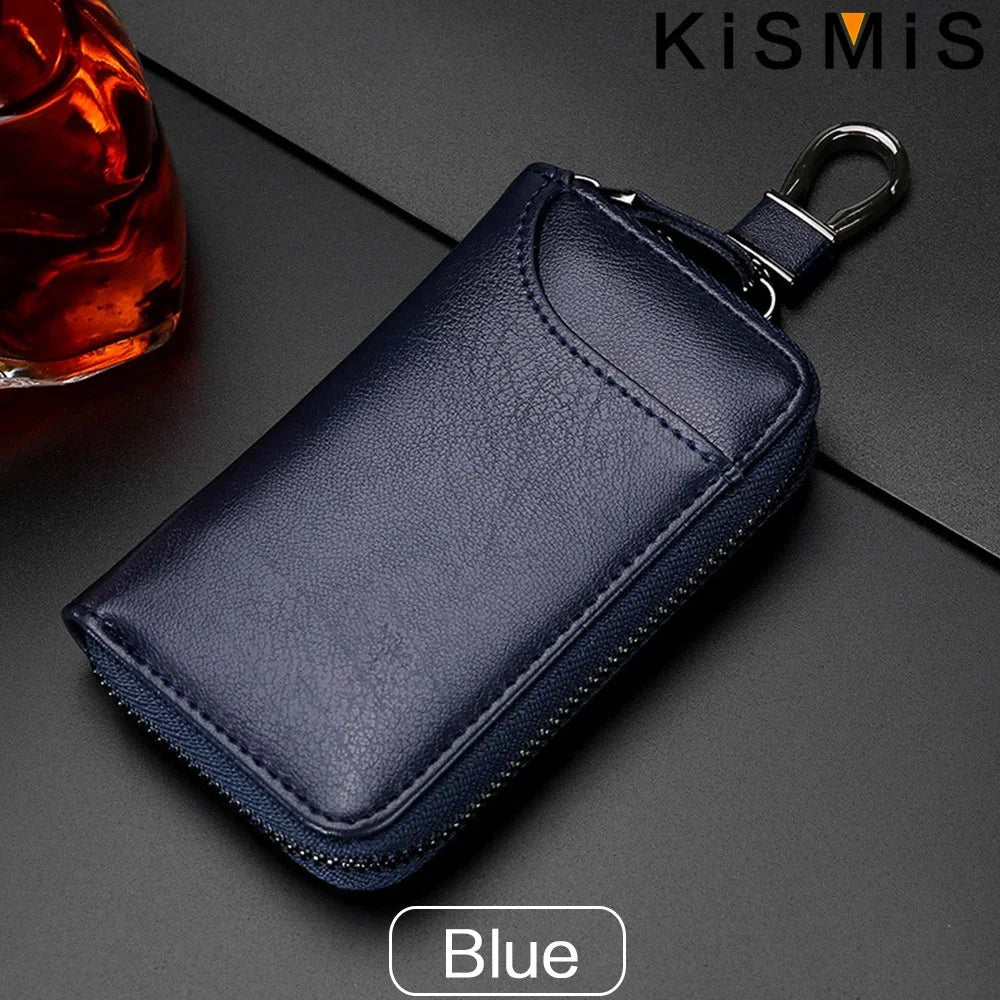 Multifunction Leather Key Case for Car & House Keys