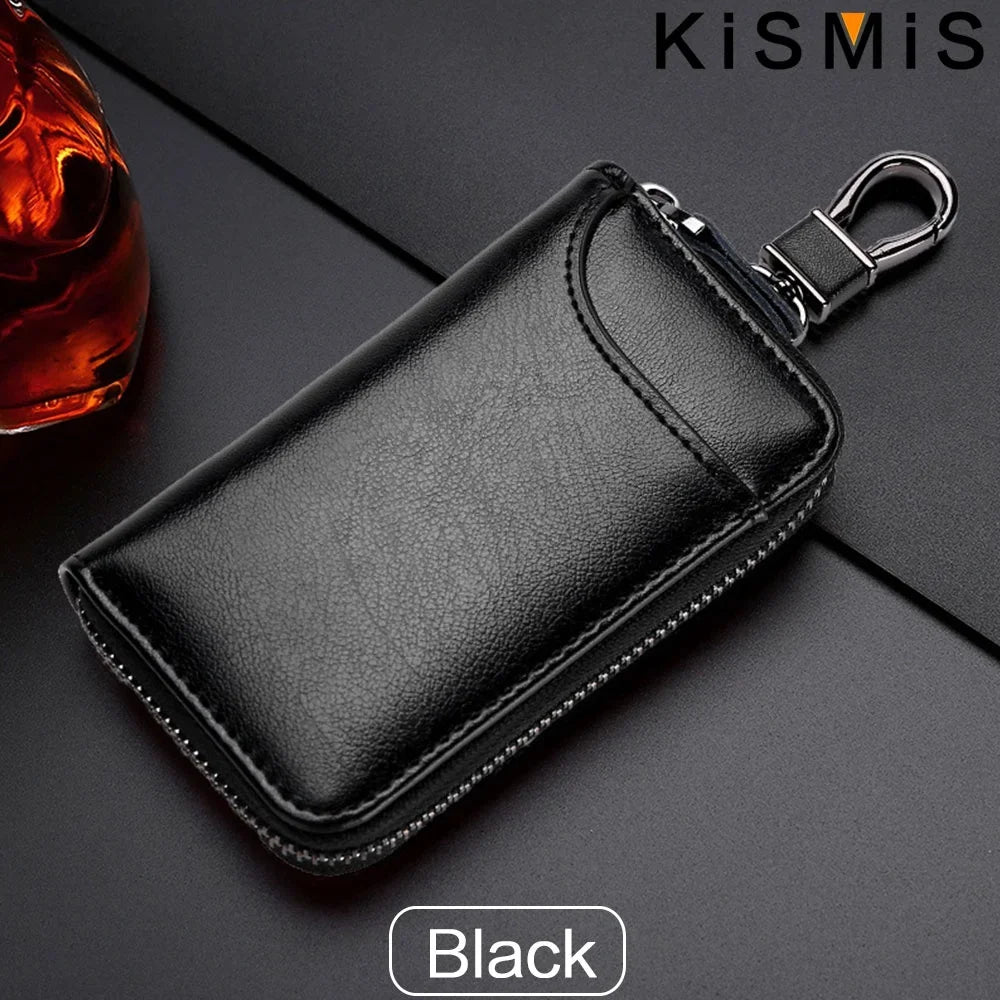 Multifunction Leather Key Case for Car & House Keys